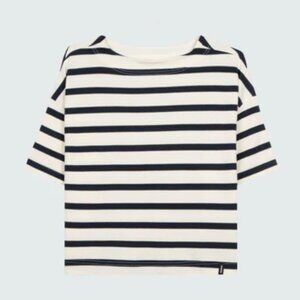 Finisterre Esh Top Ecru/Navy